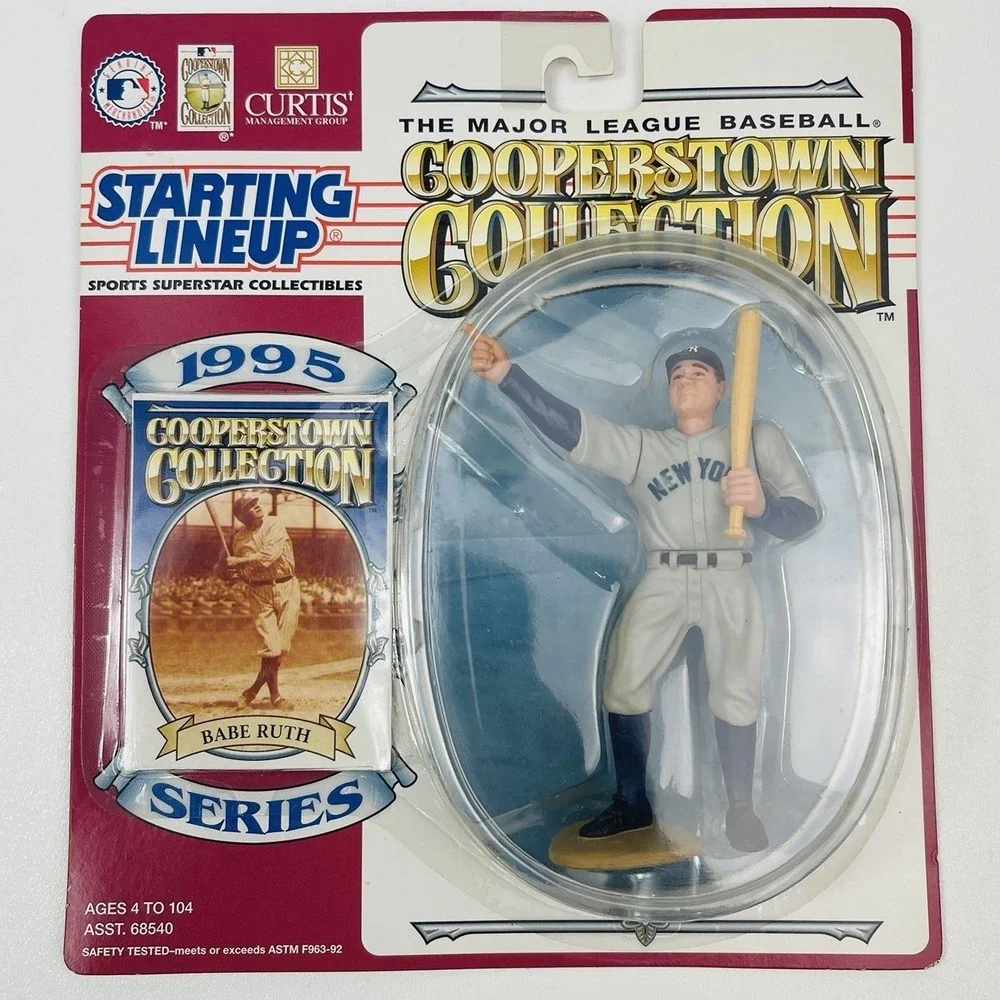 1995 Starting Lineup Babe Ruth Cooperstown Collection SLU Kenner Sports Figure 3